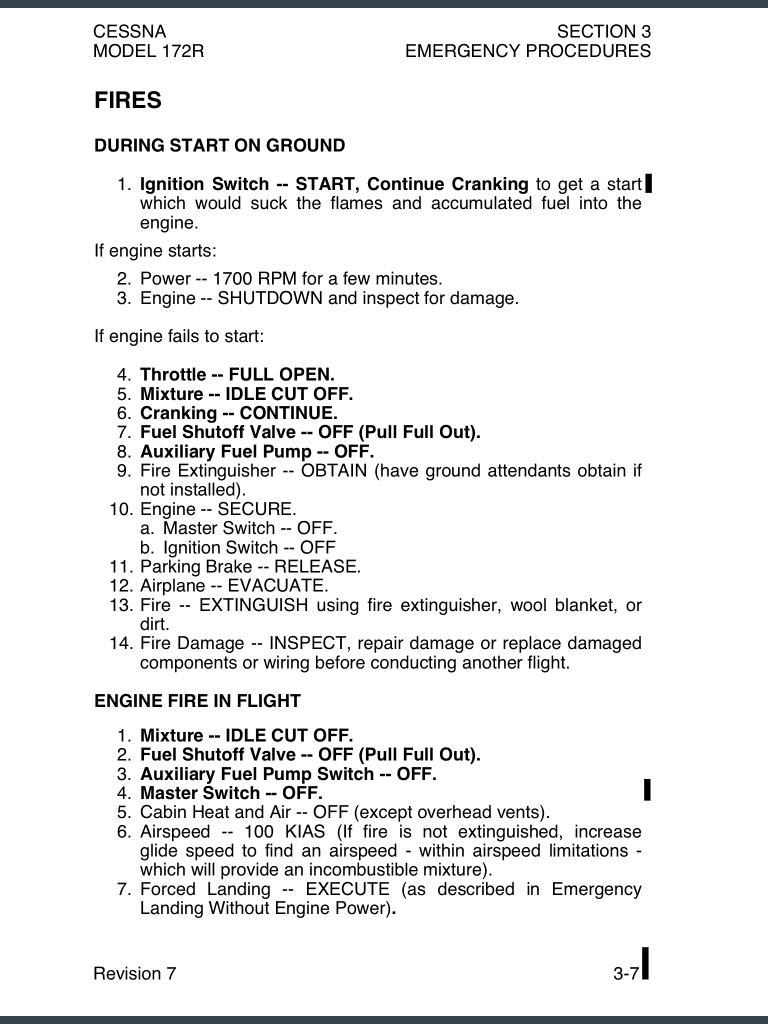 Get the most out of the emergency checklist Flight Training Central