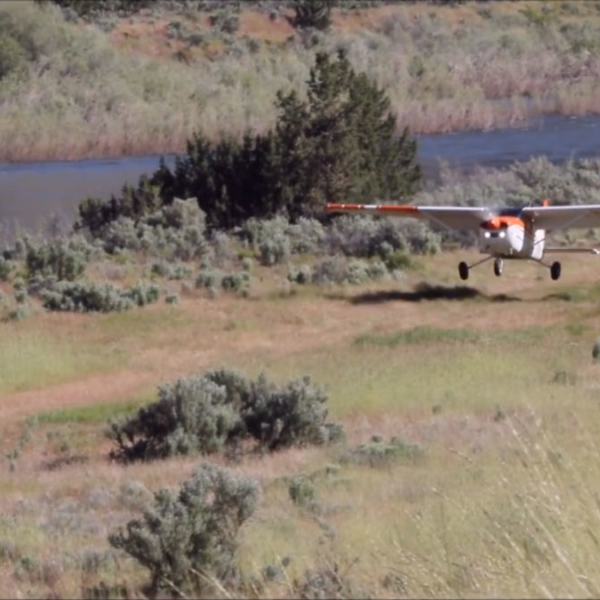 Video backcountry flying in a Cessna 182 Flight Training Central