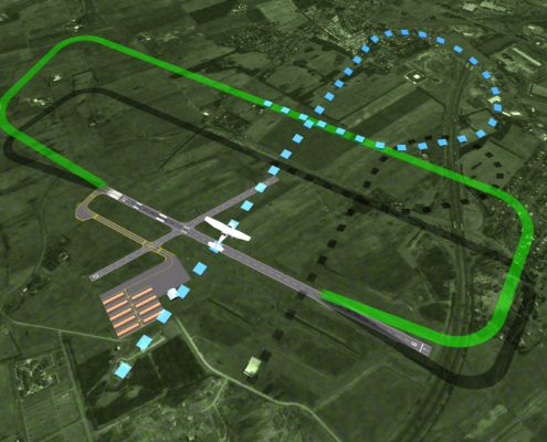 Standard Crosswind Pattern Entry